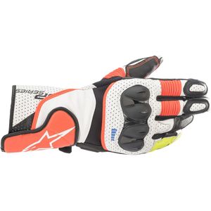 Motorhandschoenen Alpinestars SP-2 V3 Wit-Rood-Zwart