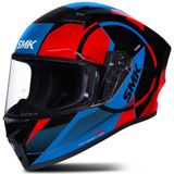 Integraalhelm SMK Stellar Faro Blauw-Rood