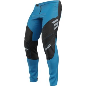 Shot - Contact Shield - Off-road Broek - Zwart - Ultra-lichte, Voorgevormde Pasvorm, Geventileerde Mesh Panelen