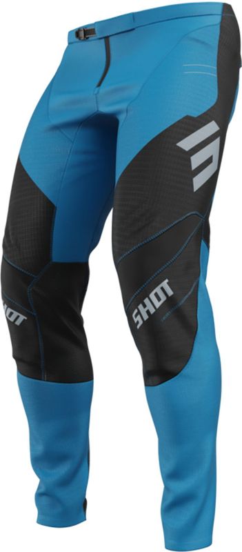 Shot - Contact Shield - Off-road Broek - Zwart - Ultra-lichte, Voorgevormde Pasvorm, Geventileerde Mesh Panelen