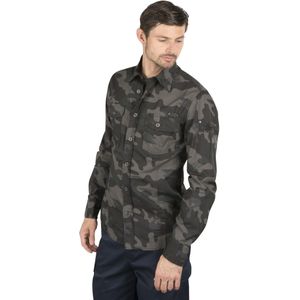Overhemd Brandit Slim Donkere Camouflage