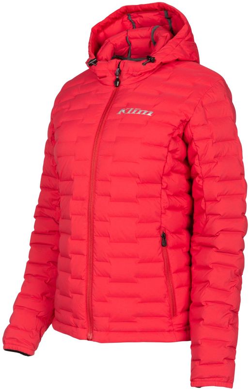 Jas Dames Klim Luna Rood-Zilver