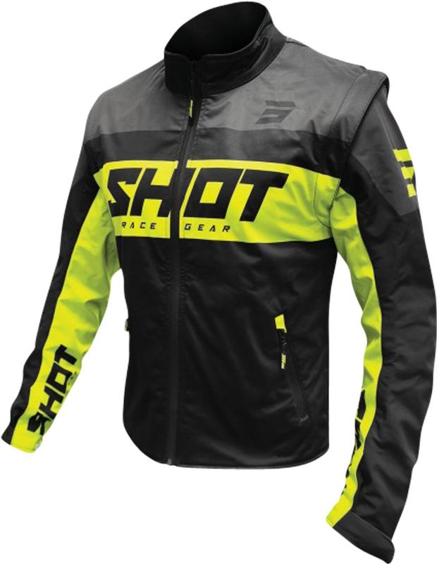 Endurojas Shot Lite 3.0 Zwart-Neon Geel