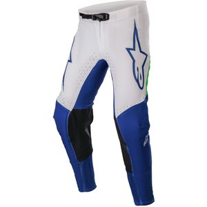 Crossbroek Alpinestars Supertech Risen Blauw Ray-Wit-Neon Groen