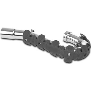 Armadillo - Head Pipe Guard - Zwart - Roestvrij Staal en Siliconen