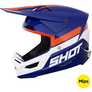 Crosshelm Shot Race Mips® Iron Blauw-Oranje