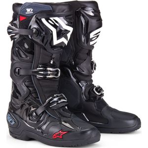Alpinestars - Tech 10 - Motorlaars - Zwart - Duurzaam Materiaal
