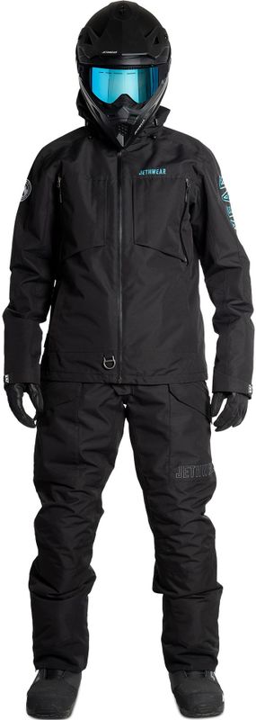 Sneeuwjas JETHWEAR Crisp S.A.F.E. Geïsoleerd Zwart-Blauw