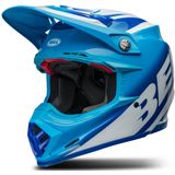 Crosshelm Bell Ps Moto-9S Flex Blauw-Wit