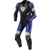 Leren Motorpak Rev'It! Piece Suit Hyperspeed 2 Zwart-Blauw