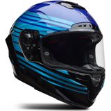 Integraalhelm Bell Race Star DLX Flex Dash Glanzend Blauw-Zwart