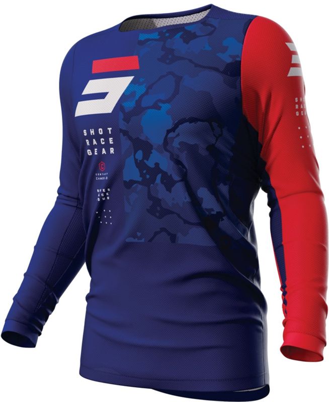 Shot - Contact Camo 2.0 - Motorcross Jersey - Kleur - Materiaal