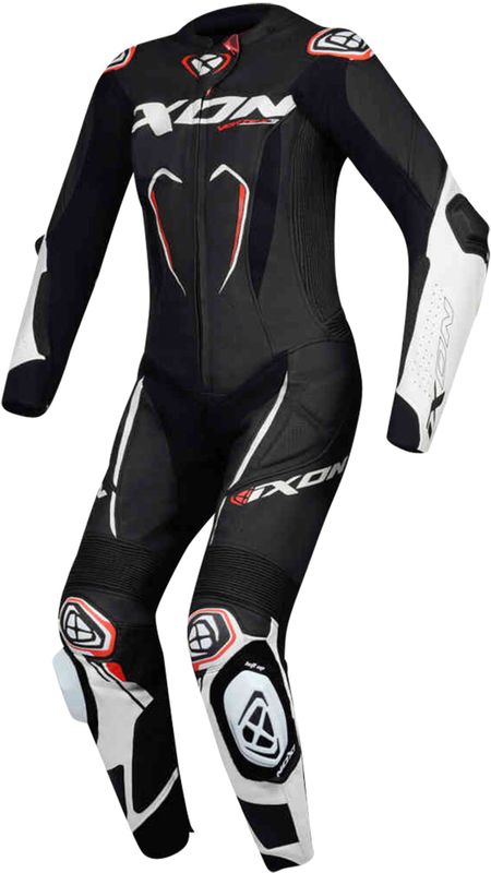 Motorpak Dames Ixon VORTEX 3 Leer Zwart-Wit
