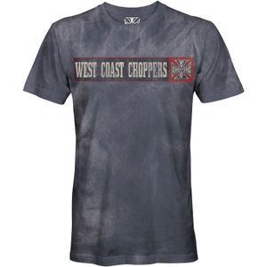 T-shirt West Coast Choppers Banner Blauw