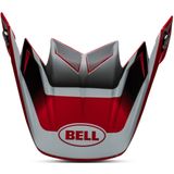 Crosshelm-klep-klep Bell Moto-9 Flex Rood-Wit