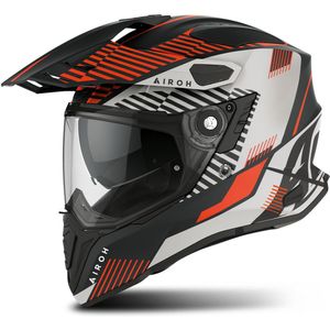 Adventure Helm Airoh Commander Oranje