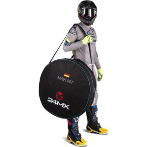 Gepersonaliseerde Wieltas 24MX Zwart