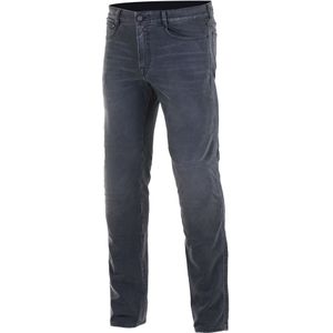 Motorjeans Alpinestars Copper V2 Plus Denim Regular Fit Vervaagd Zwart