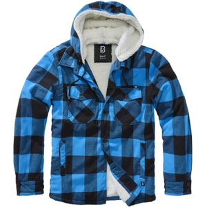 Jas Brandit Lumber Hooded Zwart-Blauw