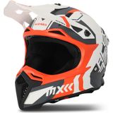 Crosshelm Acerbis Profile 5 Wit-Oranje