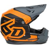 Crosshelm Kinderen 6D ATR-2Y Torque Neon Oranje-Grijs Mat