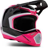 Crosshelm Kinderen FOX V1 Nitro Zwart-Roze