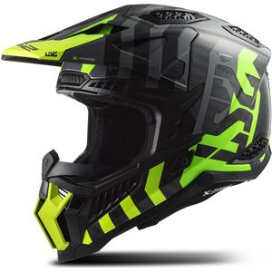 Crosshelm HiVis LS2 MX703 X-FORCE Geel-Groen