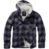 Jas Brandit Lumber Hooded Zwart-Grijs