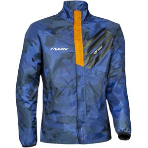 Regenjas Ixon Stripe Blauw-Oranje