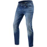 Rev'It! Carlin SK Motorjeans Medium Blauw afgewassen