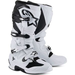 Crosslaarzen Alpinestars Tech 7 Wit-Zwart