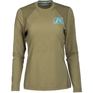 Basislaag Trui KLIM Solstice 1.0 Long Sleeve Groen