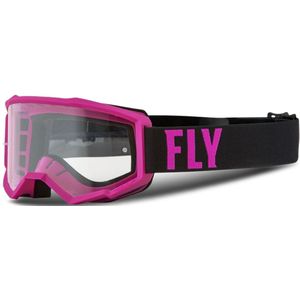 Crossbril FLY Racing Focus Roze-Helder