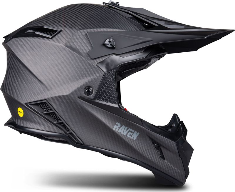 Crosshelm Raven Ipsum Evo Mips® Mat Koolstofvezel