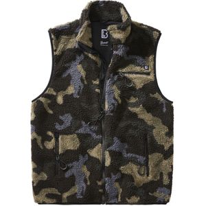 Bodywarmer Brandit Teddyfleece Dark Camo