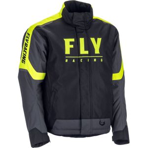 Jas FLY Racing Outpost Zwart-Grijs-HiVis