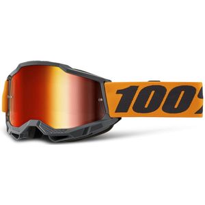 Crossbril 100% Accuri 2 Oranje-Rode Gespiegelde Lens