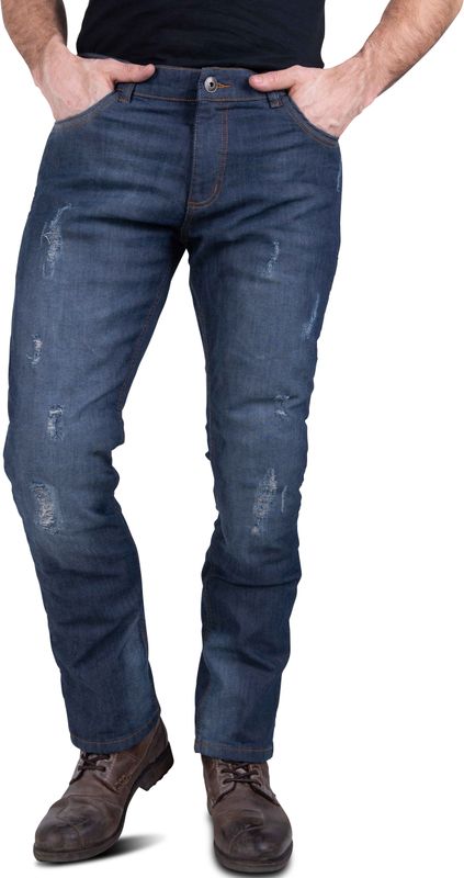 Motorjeans Course Burnout Aramide-Versterkte Slim Fit