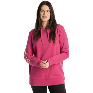 Hoodie Dames Klim Mariposa Long Pullover Roze-Neon Geel