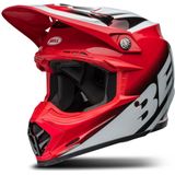 Crosshelm Bell Ps Moto-9S Flex Rood-Wit