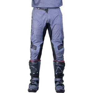 Motorbroek - Zwart - Ripstop en X Flow Mesh - Voorgevormde Pasvorm