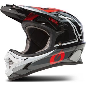 Downhill Helm MTB O'Neal SONUS SPLIT V.23 Grijs-Rood