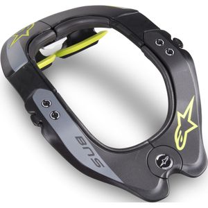 Nekbrace Alpinestars BNS Tech-2 Zwart-Neon Geel