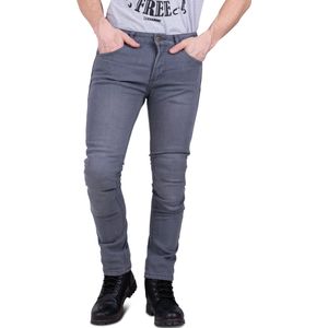 Motorjeans Course Ethan Slim Fit Grijs