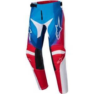 Crossbroek Jeugd Alpinestars Racer Pneuma Blauw-Rood-Wit