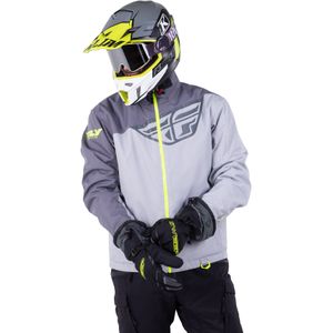 Jas FLY Racing Aurora Zwart/Grijs S /Hi-Vis