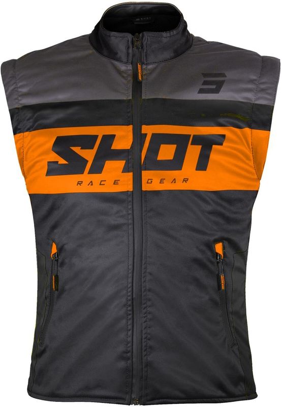 Shot - Bodywarmer Lite Vest - Mouwloos Jack - Licht Winddicht en Waterafstotend