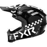 Crosshelm FXR Clutch Gladiator Zwart-Wit