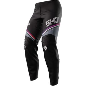 Shot - Draw Indy - Crossbroek - Zwart - 350Gr, Polyester 600 Deniers, Geventileerde Binnenvoering