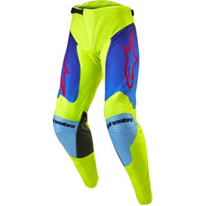 Alpinestars Racer Hoen Pants Yellow Fluo Blue Night Navy 30 Broek